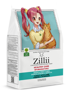 Корм ZILLII HEALTHY CARE SKIN & COAT CARE — СИЯЮЩАЯ ШЕРСТЬ И ЗДОРОВАЯ КОЖА КАЖДЫЙ ДЕНЬ!