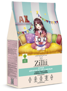 Корм ZILLII Для котят от 1 до 12 месяцев