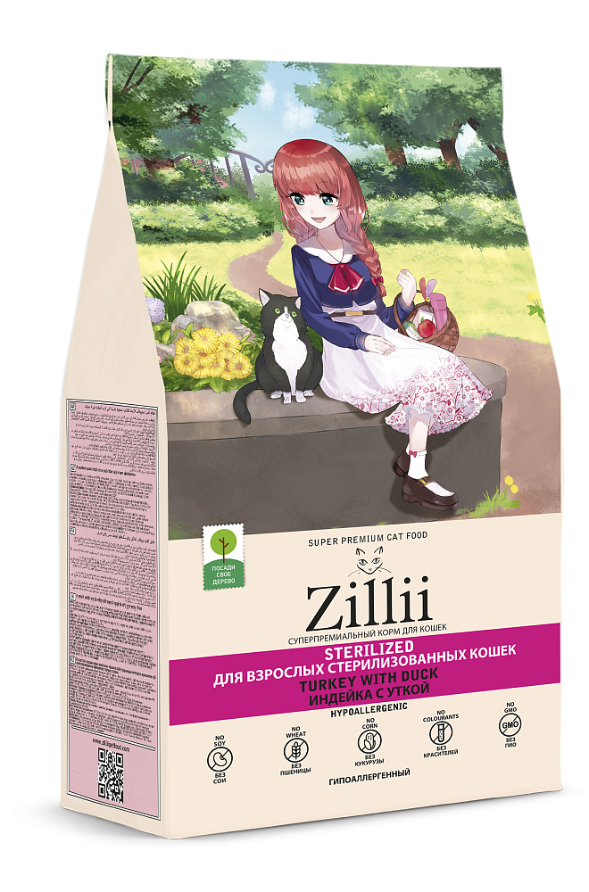 Для взрослых кошек, страдающих лишним весом и стерилизованных