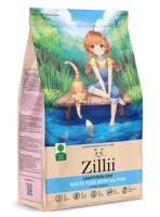Отзыв на корм для кошек Zillii белая рыба и лосось (для стерилизованных с избыточным весом
